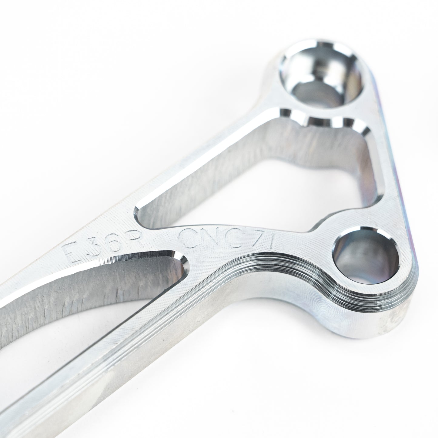 CNC71 - Lock adapters BMW E36 - STOCK ARMS - STEEL