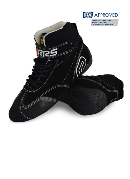 RRS RACING BOOTS BLACK FIA 8856 2018 zemkapota.lv