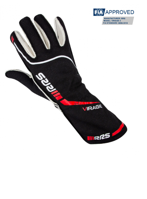 RACING GLOVES RRS VIRAGE 3 FIA 8856 2018 zemkapota.lv