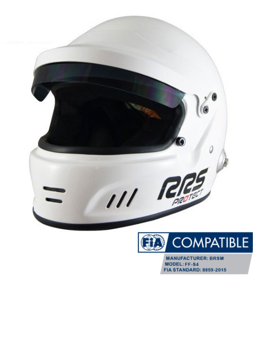 RRS - FULL FACE HELMET PROTECT RALLY FIA 8859-2015 SNELL SA2020