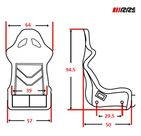 RRS - RACE XL FIA RACING SEAT