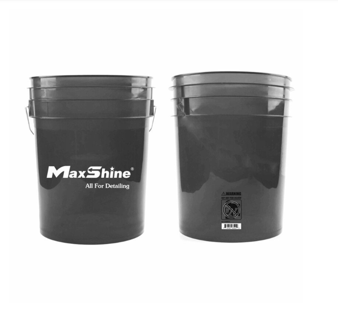 MAXSHINE WASH BUCKET TRANSPARENT GREY 20L - Auto mazgāšanas spainis