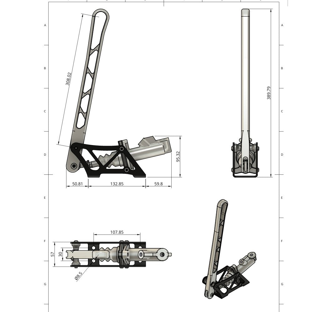Hydraulic Handbrake - Reverse