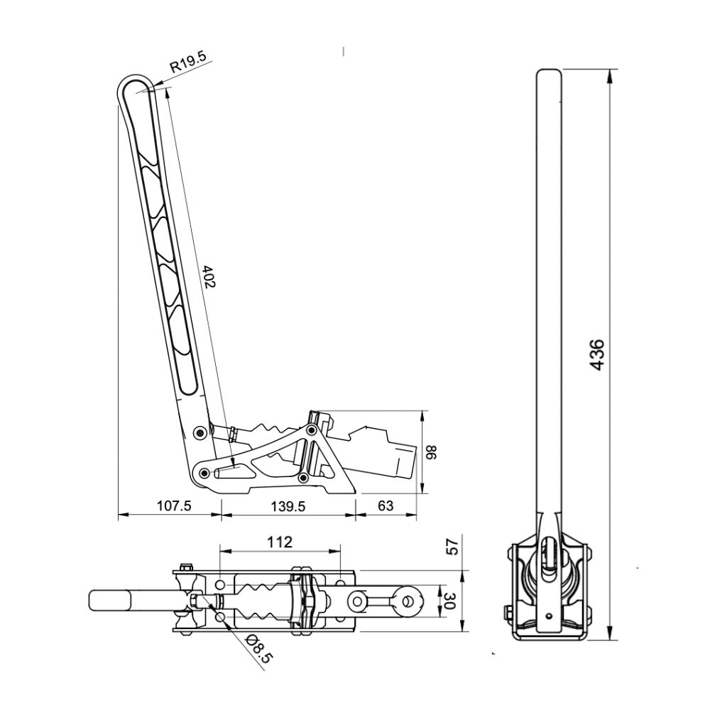 NP Parts - Handbrake tall
