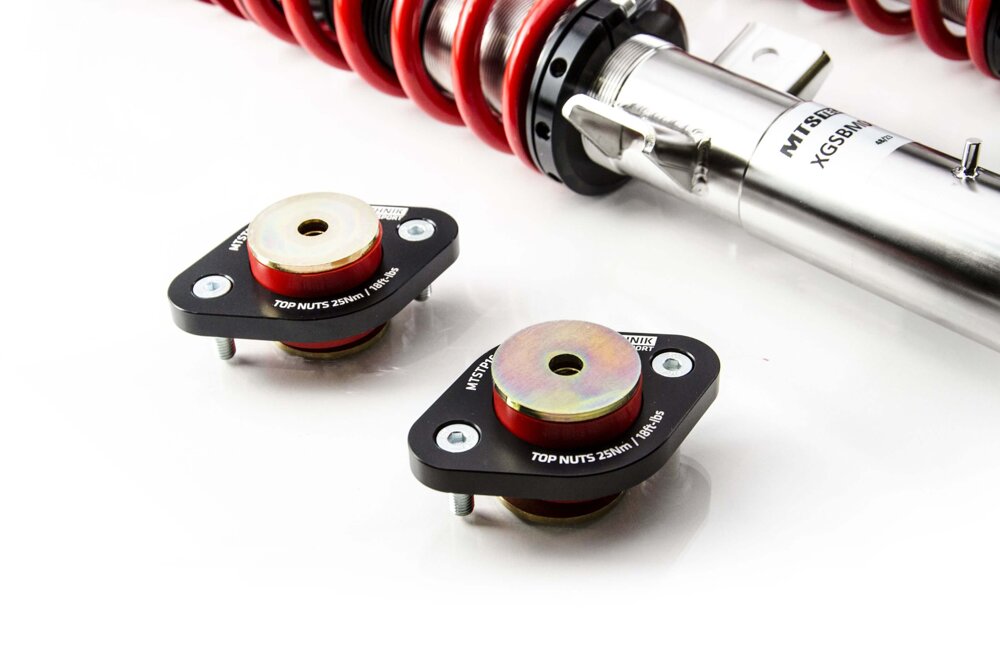MTS Technik koiloveri Street Inox with front camber plates + rear top mounts - BMW 3 / 3 Coupe / 3 Compact / 3 Touring /