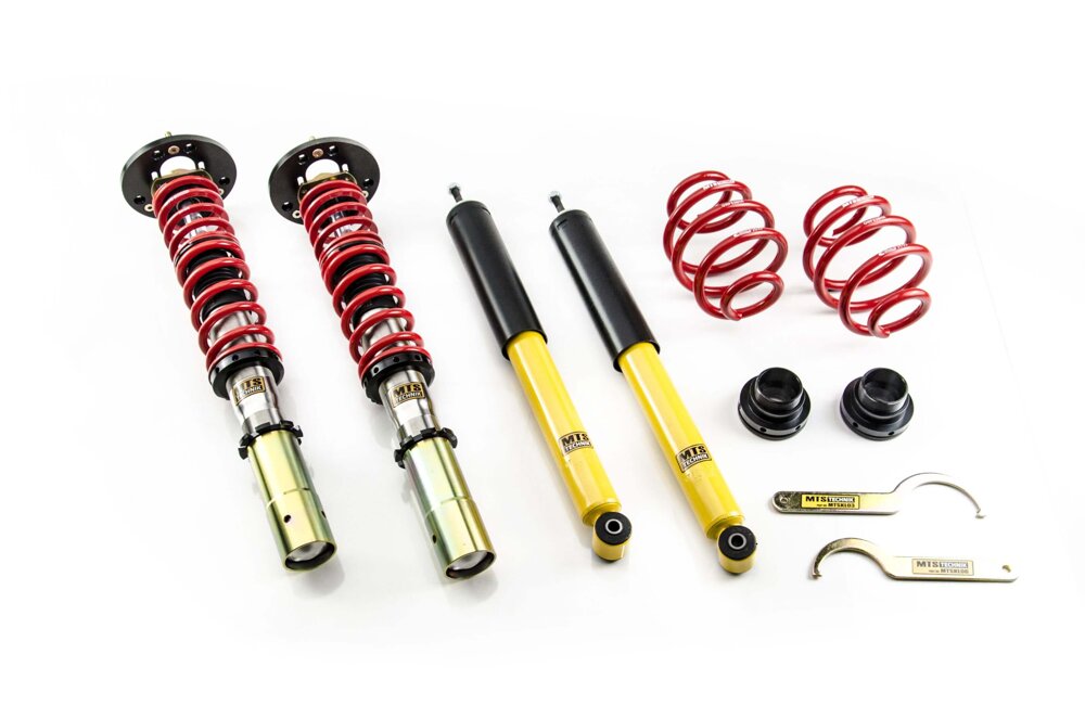 MTS Technik koiloveri Street Inox with front camber plates - BMW 3 / 3 Touring / 3 Convertible (E30)