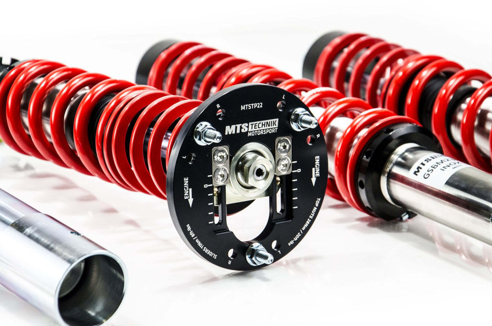 MTS Technik koiloveri Stance Inox with front camber plates - BMW 6 (E24) (front strut Ø52 mm)
