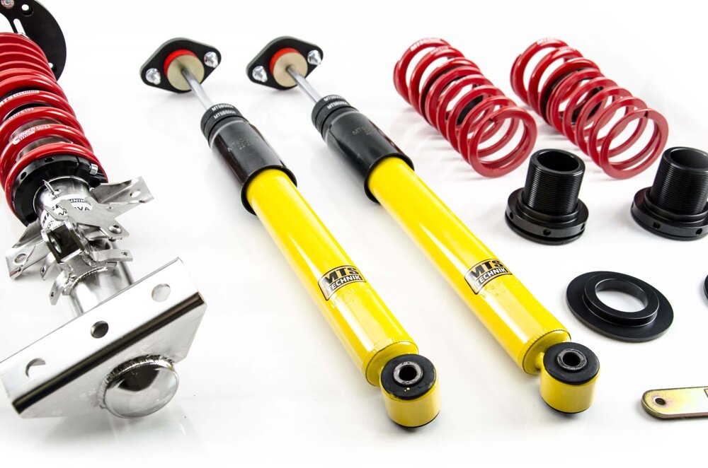 MTS Technik koiloveri Stance Inox with front camber plates + rear top mounts - BMW 3 / 3 Coupe / 3 Touring / 3 Convertib