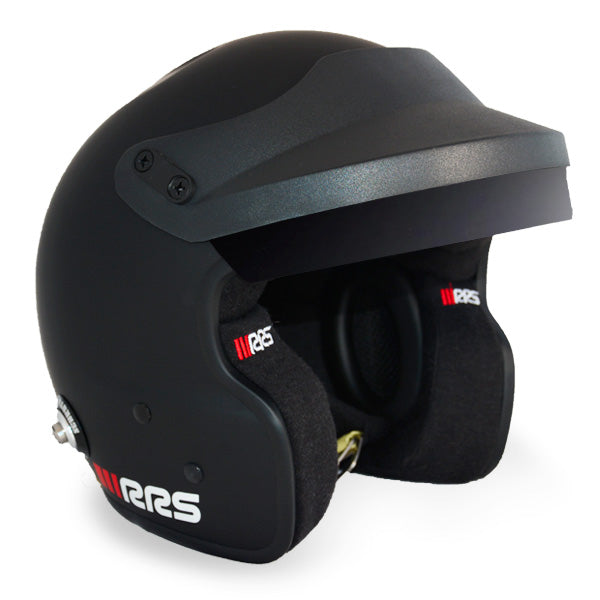 RRS - HELMET JET PROTECT PREMIUM BLACK (MAT) - FIA 8859-2015 SNELL SA2020