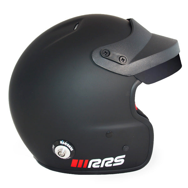 RRS - HELMET JET PROTECT PREMIUM BLACK (MAT) - FIA 8859-2015 SNELL SA2020