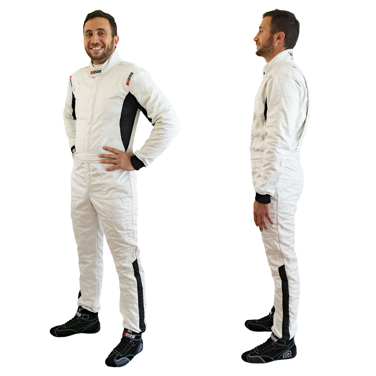 RRS DIAMOND STAR RACE SUIT - SILVER - FIA 8856-2018