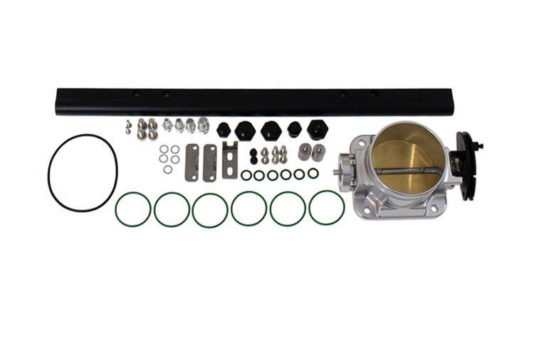 TurboWorks - Intake manifold BMW M54 with throttle body and fuel rail