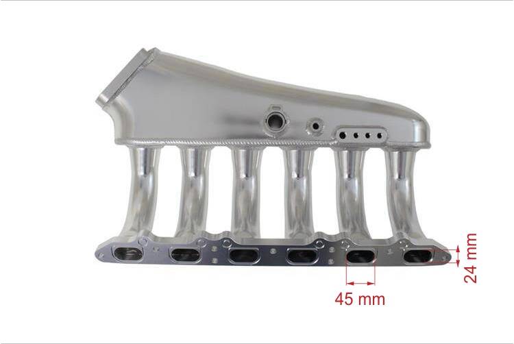 TurboWorks - Intake manifold BMW M54 with throttle body and fuel rail