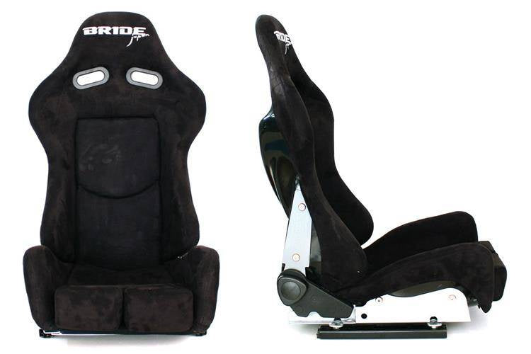 BRIDE Replica - Racing seat K608 Suede Black