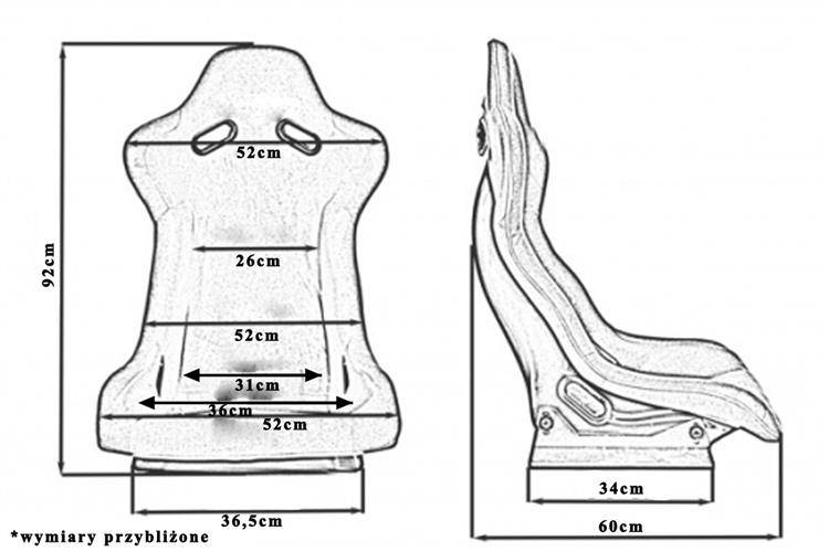 BRIDE Replica - Racing seat CUGA Velvet Red