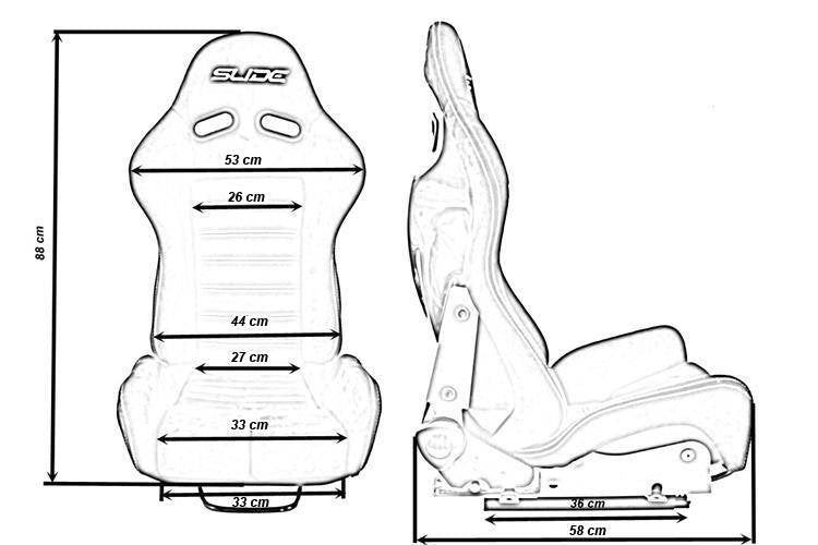 SLIDE - Adjustable seat X3 suede size M