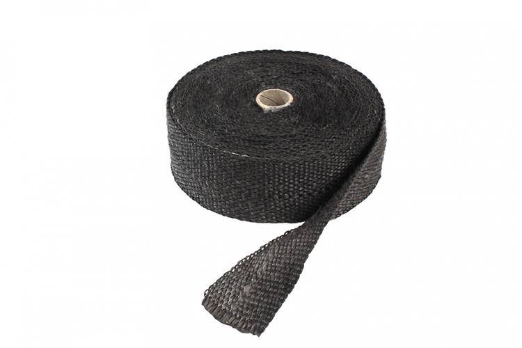 TurboWorks - Izpūtēja termoizolācija 50mm x 1mm x 10m Melna, Līdz 800 grādiem