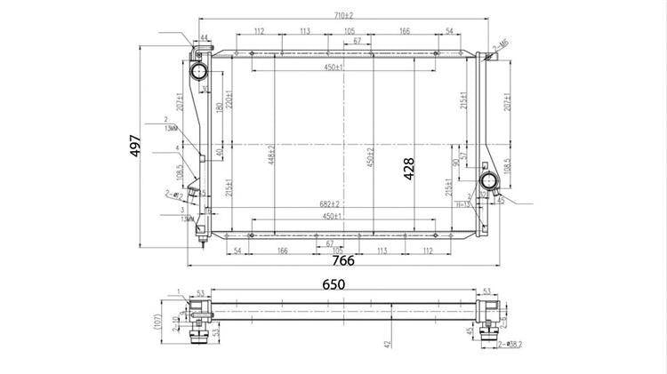 TurboWorks - Sports Water Radiator BMW E39 M5
