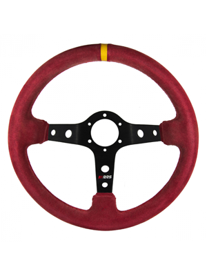 RRS CORSA steering wheel - Red suede