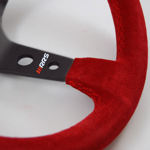 RRS CORSA steering wheel - Red suede