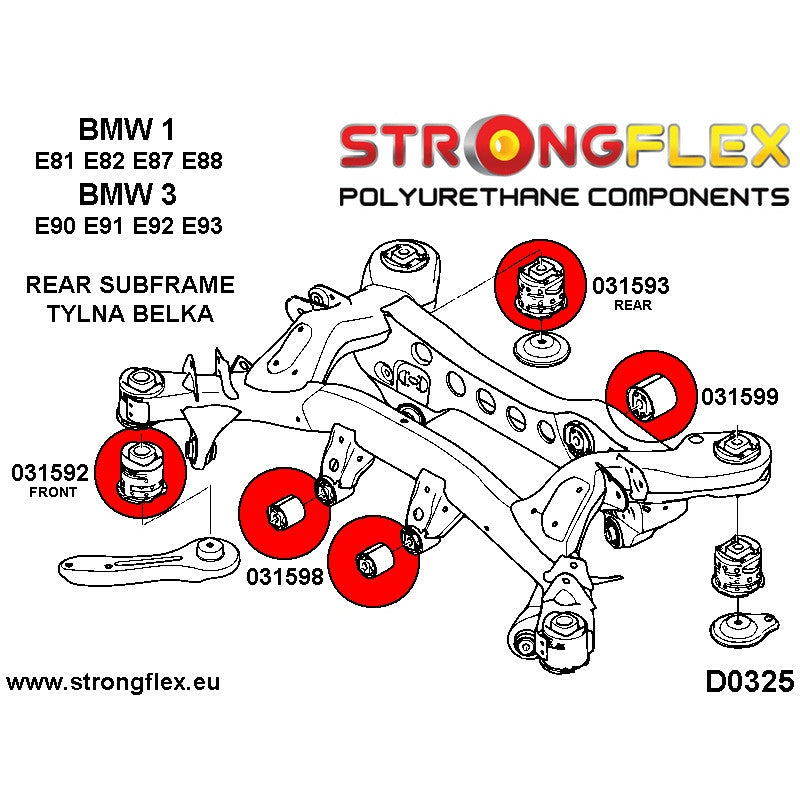 031592B: REAR SUBFRAME - FRONT BUSH