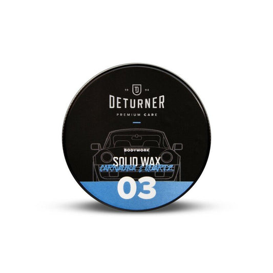 DETURNER CARNAUBA & CERAMIC WAX WITH APPLICATOR 50g - Hibrīda vasks auto virsbūvei