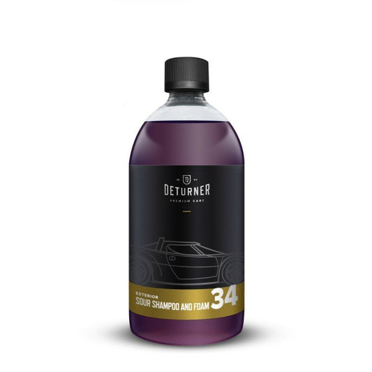 DETURNER SOUR SHAMPOO AND FOAM 1L - Auto šampūns keramiskiem pārklājumiem(skābs pH)