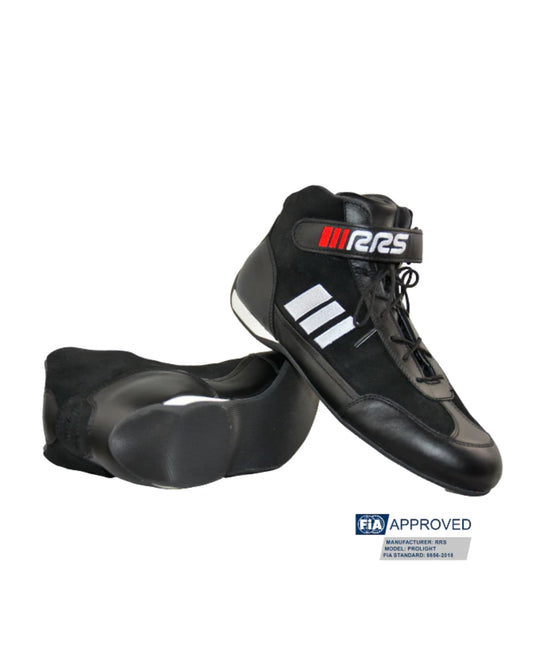 RRS - PROLIGHT BLACK RACING BOOTS - FIA 8856-2018