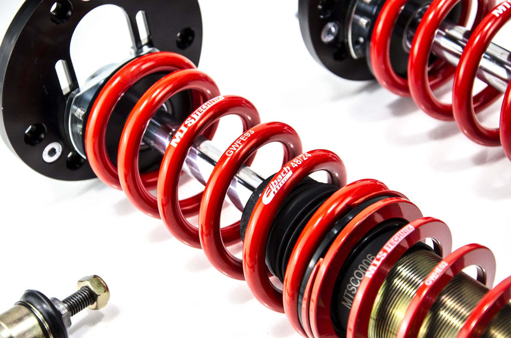 MTS Technik koiloveri Street Gold with front camber plates + rear top mounts - BMW 3 / 3 Coupe / 3 Compact / 3 Touring /