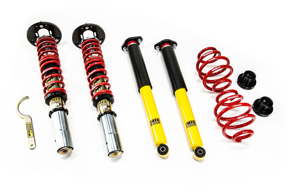 MTS Technik koiloveri Comfort Gold with front camber plates + rear top mounts - BMW 3 / 3 Touring / 3 Convertible (E30)