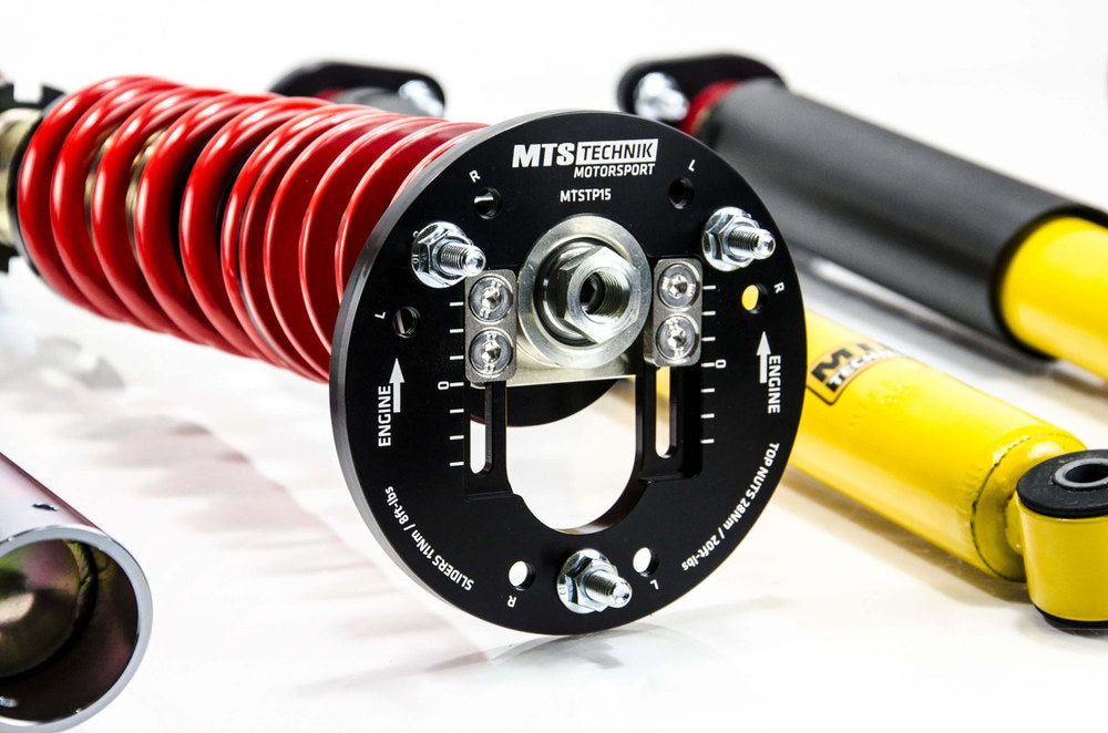 MTS Technik koiloveri Stance Gold with front camber plates + rear top mounts - BMW 3 / 3 Touring / 3 Convertible (E30)