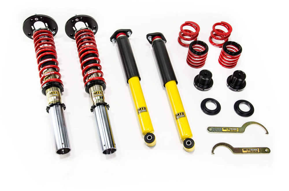 MTS Technik koiloveri Stance Gold with front camber plates + rear top mounts - BMW 3 / 3 Touring / 3 Convertible (E30)