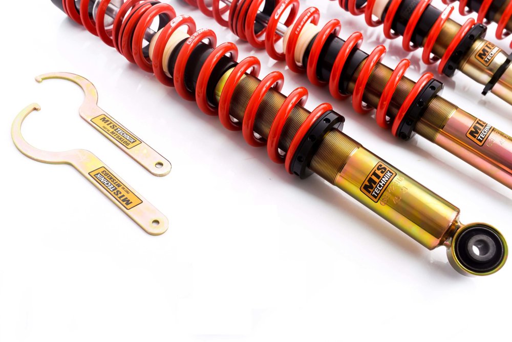 MTS Technik koiloveri Stance Gold with front camber plates - BMW 6 (E24) (front strut Ø52 mm)
