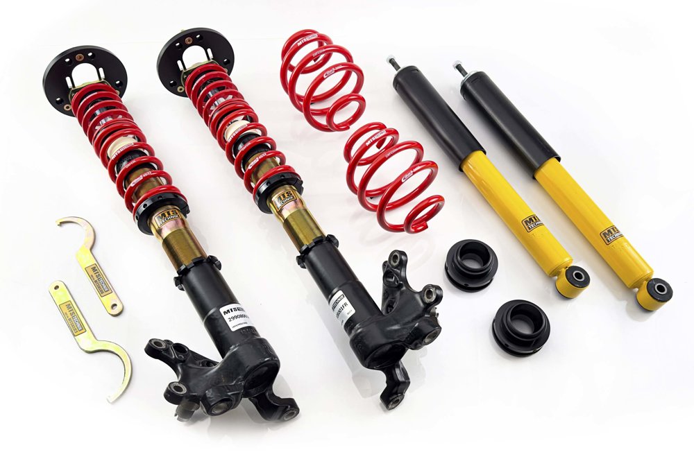 MTS Technik koiloveri Comfort Gold with front camber plates - BMW 3 / 3 Touring / 3 Convertible (E30) (original struts r