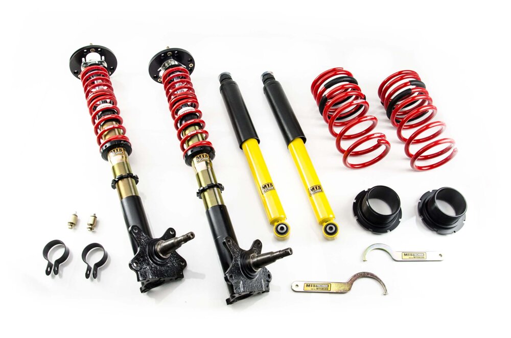 MTS Technik koiloveri Street Gold with front camber plates - BMW 1502-2002 Touring (E6) (original struts required)