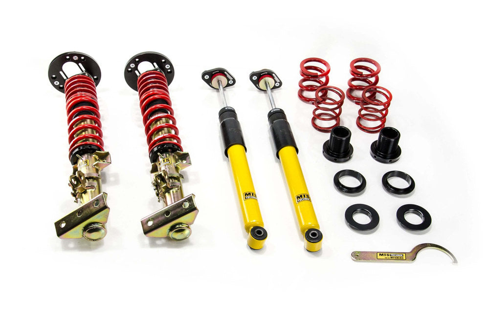 MTS Technik koiloveri Street Gold with front camber plates + rear top mounts - BMW 3 / 3 Coupe / 3 Touring / 3 Convertib