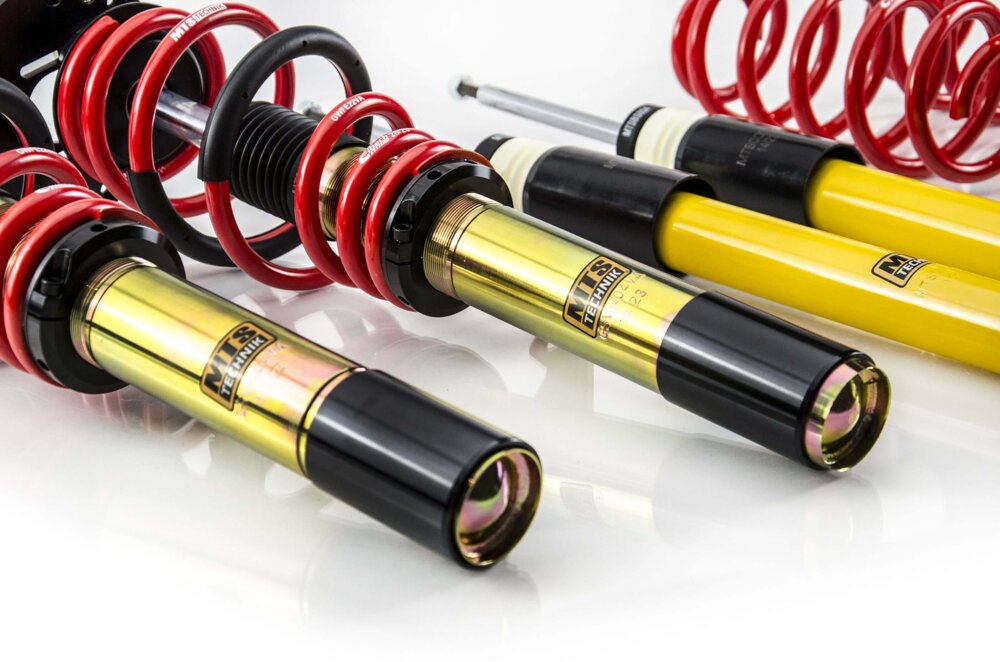 MTS Technik koiloveri Street Gold with front camber plates - Audi A3 / A3 Sportback / A3 Convertible (8P)