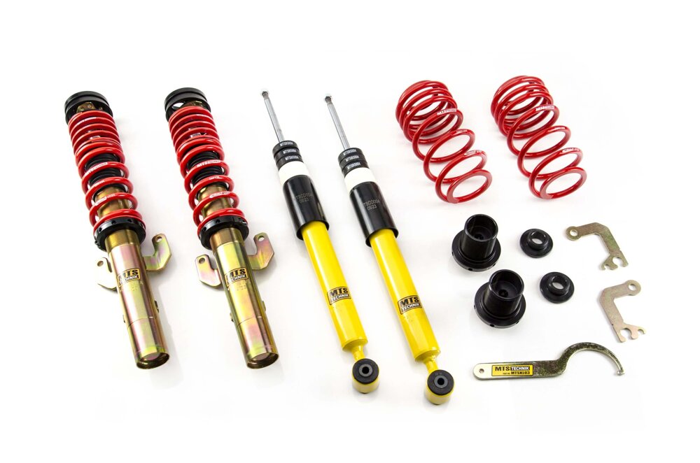 MTS Technik koiloveri Street Gold with front camber plates - Audi A1 / A1 Sportback (8X)