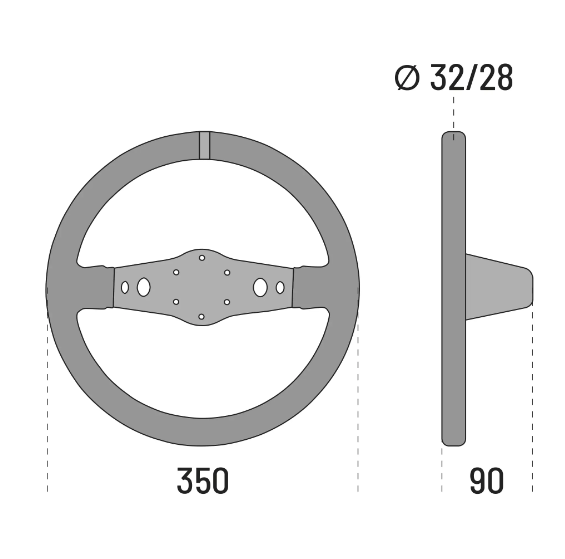 Sparco - R215 suede wheel