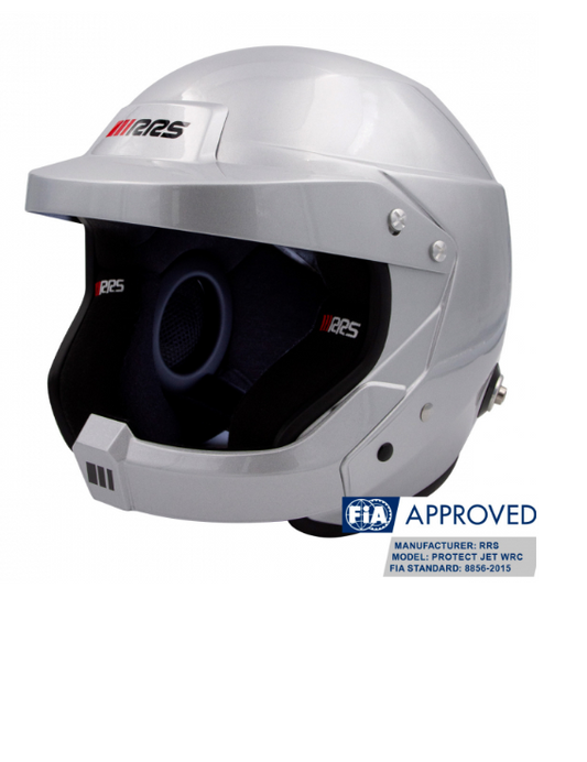 RRS - HELMET PROTECT WRC WITH ARM FIA 8859-2015/SNELL SA2020 GREY