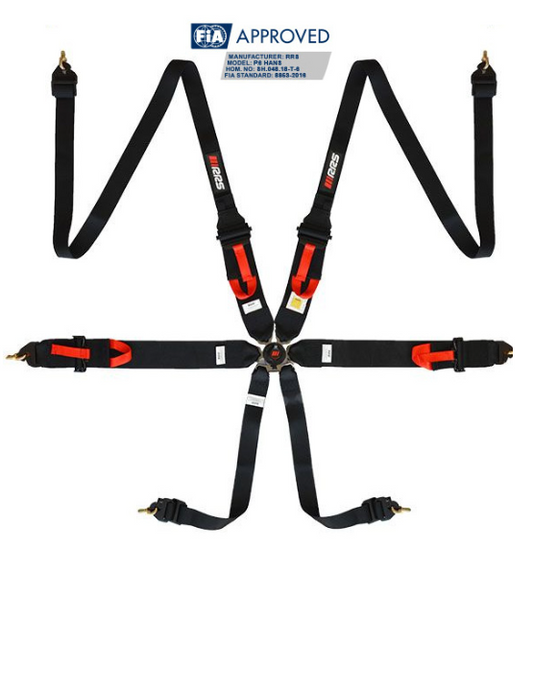 RRS - FIA 3" 2" R6 HANS® 2.8KG HARNESS (DIFFERENT COLORS)