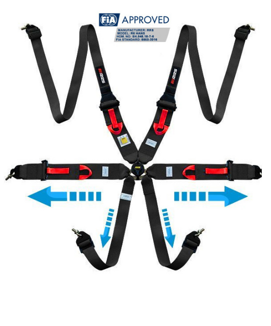 RRS - HARNESSES FIA RRS R6 HANS XL