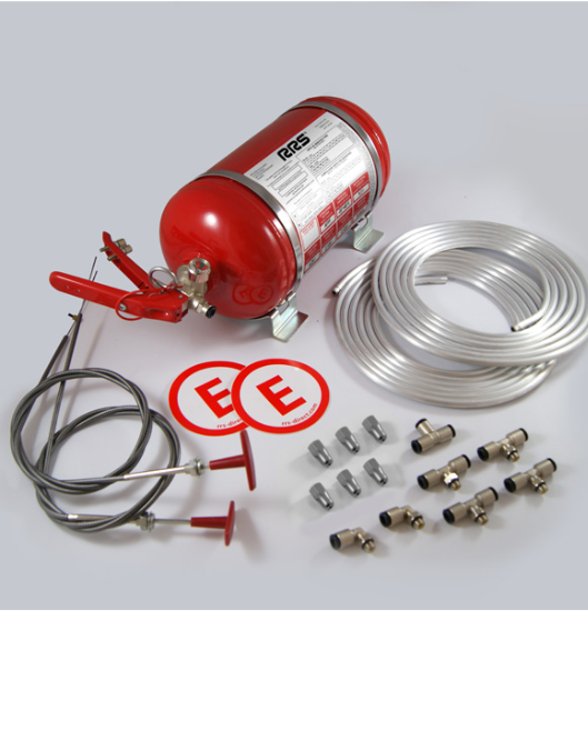 RRS - ECOFIREX FIA AUTOMATIC MECANICAL STEEL EXTINGUISHER KIT