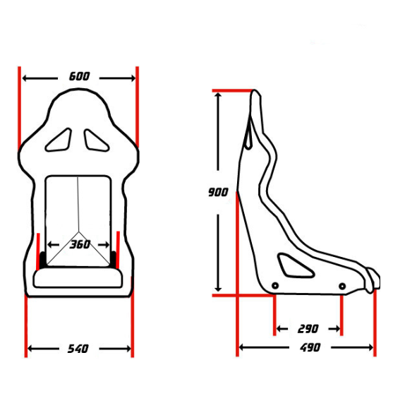 RRS - COBRA PRO FIA RACING SEAT