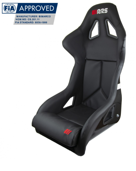 RRS - COBRA PRO LEATHERETTE FIA RACING SEAT