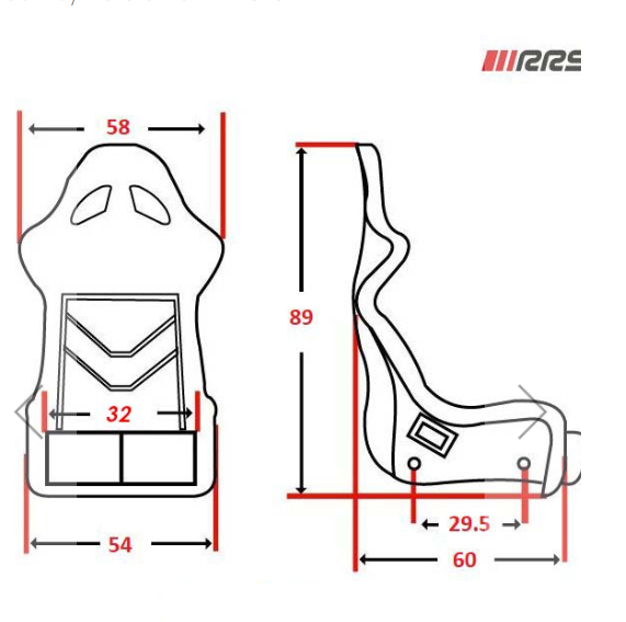 RRS - FUTURA 3 FIA BLACK SEAT