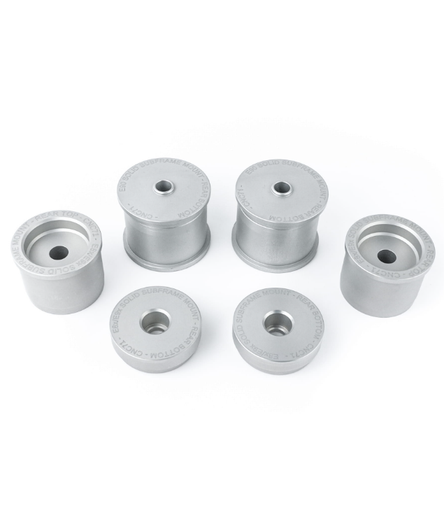 CNC71 - Rear subframe solid aluminum bushings set BMW E8X / E9X