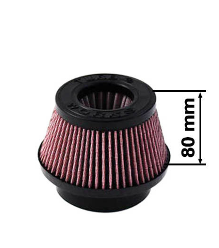 TurboWorks - Air Filter H:80mm DIA:101mm Purple