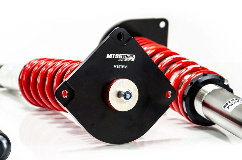 MTS Technik koiloveri Street Inox with front camber plates + rear top mounts - Audi A6 C4 / A6 C4 Avant / 100 C4 Avant /
