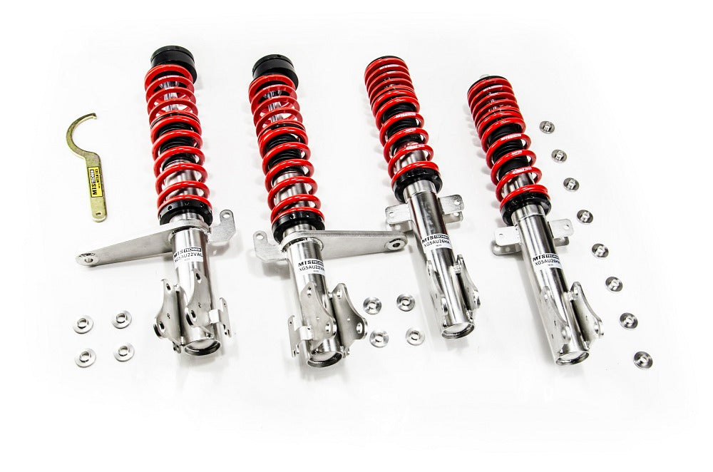 MTS Technik koiloveri Street Inox ar priekšējiem camber plates - Audi 90 B3 / 80 B3 Saloon (89/8A) (AWD)